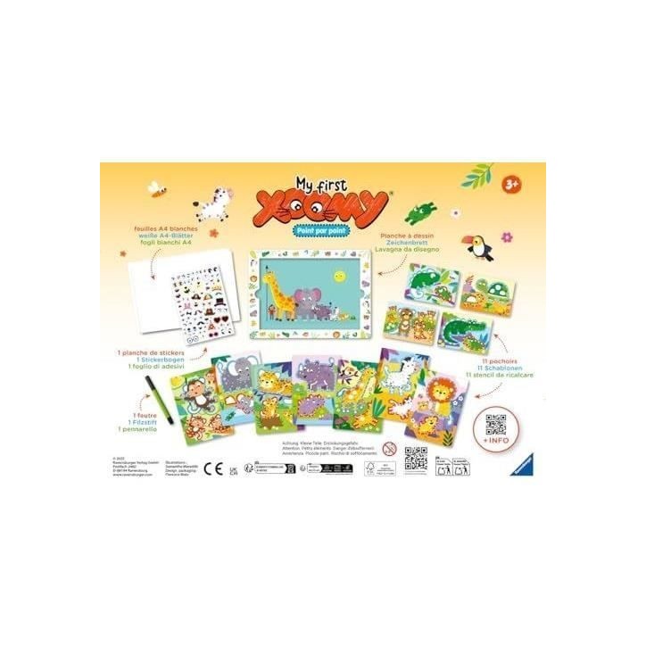 My First Xoomy, Point par Point, Mes premiers dessins, Dessin, Loisir créatif, Des 3 ans, 23752, Ravensburger My First Xoomy, Point par Point, Mes premiers dessins, Dessin, Loisir créatif, Des 3 ans, 23752, Ravensburger
