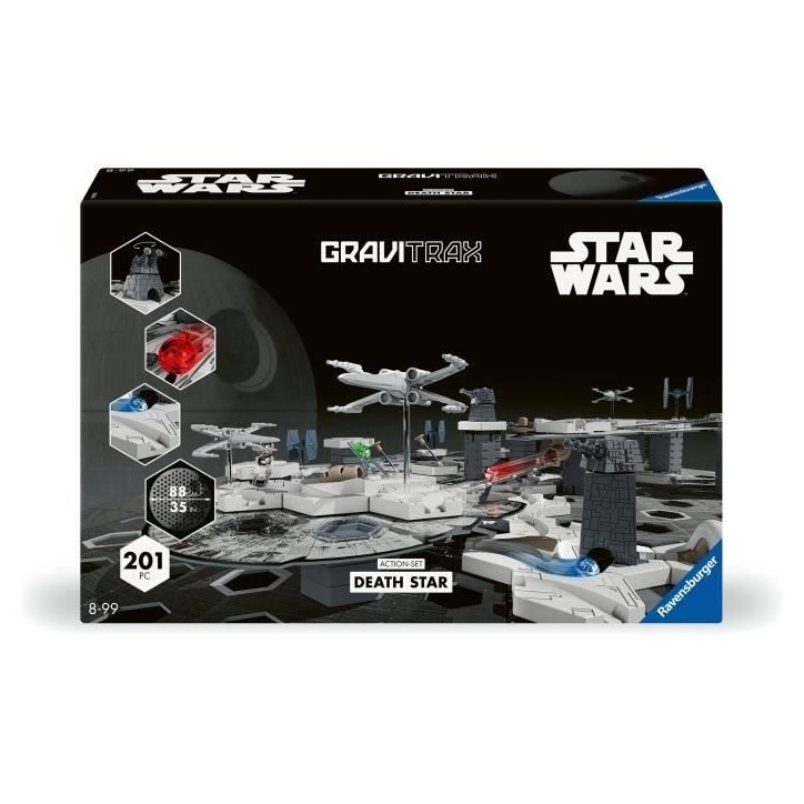 Ravensburger-Gravitrax Star Wars Set-188 pieces-Circuit de billes-Jeu de construction-Parcours de billes-Des 8 ans-23860 Ravensburger-Gravitrax Star Wars Set-188 pieces-Circuit de billes-Jeu de construction-Parcours de billes-Des 8 ans-23860