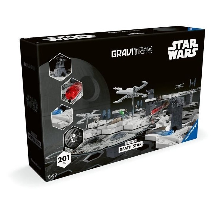 Ravensburger-Gravitrax Star Wars Set-188 pieces-Circuit de billes-Jeu de construction-Parcours de billes-Des 8 ans-23860 Ravensburger-Gravitrax Star Wars Set-188 pieces-Circuit de billes-Jeu de construction-Parcours de billes-Des 8 ans-23860