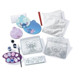 Be Creative Figurines Stitch, 5 objets a réaliser en plâtre, Activit