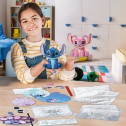 Be Creative Figurines Stitch, 5 objets a réaliser en plâtre, Activit