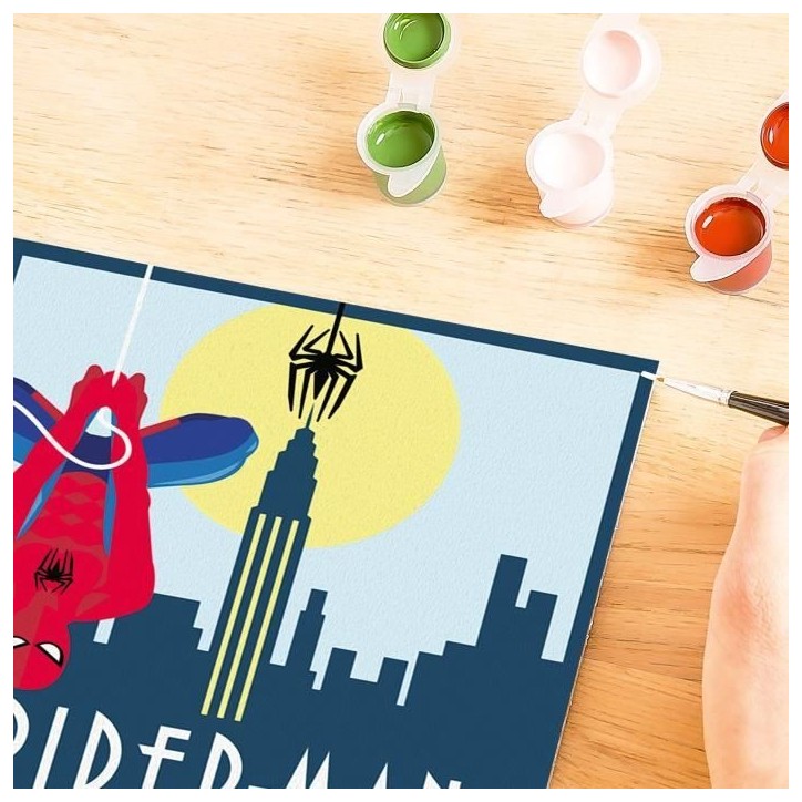 CreArt 20x20 cm Spider Man, Loisir créatif, 23891, Ravensburger CreArt 20x20 cm Spider Man, Loisir créatif, 23891, Ravensburger