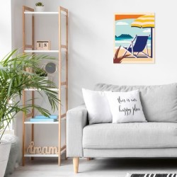 CreArt 24x30 cm Relax at the Beach, Adulte, Peinture par numéros, 238