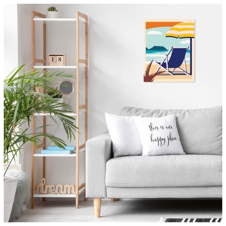 CreArt 24x30 cm Relax at the Beach, Adulte, Peinture par numéros, 23897, Ravensburger CreArt 24x30 cm Relax at the Beach, Adulte, Peinture par numéros, 23897, Ravensburger