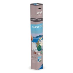 Ravensburger–CreArt Toiles 30x40 cm–Santorin–Peinture par numér