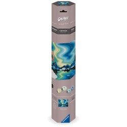 Ravensburger–CreArt Toiles 30x40 cm–Aurores Boréales–Peinture p