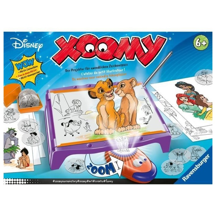 Xoomy Maxi Disney, Table a dessiner, Dessin, Mixte, Activité créative, Des 6 ans, 23946, Ravensburger Xoomy Maxi Disney, Table a dessiner, Dessin, Mixte, Activité créative, Des 6 ans, 23946, Ravensburger