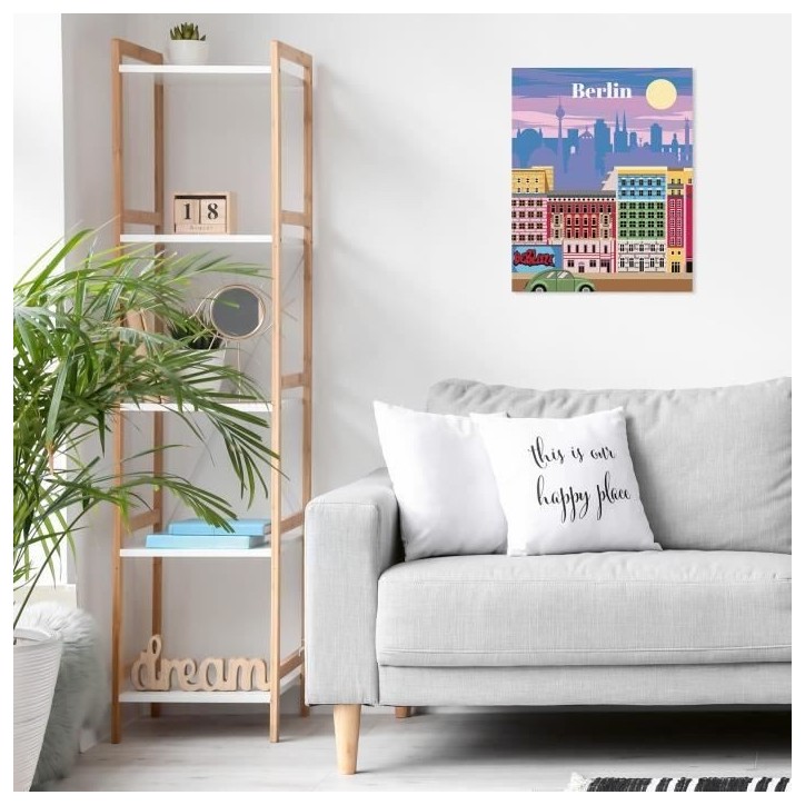 CreArt 24x30 cm Berlin, Adulte, Peinture par numéros, 25521, Ravensburger CreArt 24x30 cm Berlin, Adulte, Peinture par numéros, 25521, Ravensburger