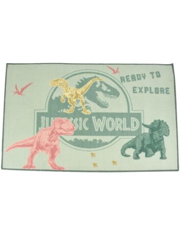 Fun house jurassic world tapis dinosaure 120x80 cm