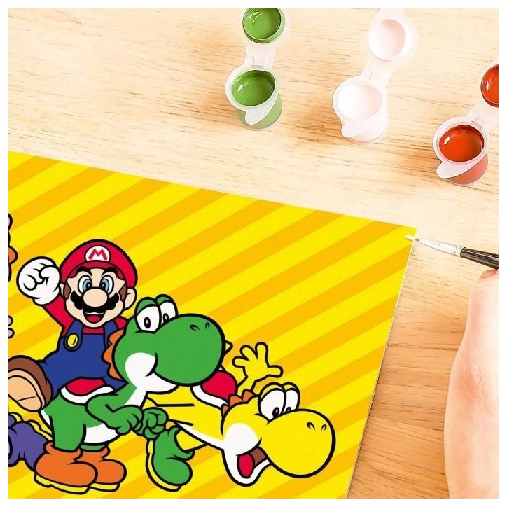 CreArt Kids 18x24cm Super Mario, Kit de peinture par numéros Numéro d'Art, Des 7 ans, 25529, Ravensburger CreArt Kids 18x24cm Super Mario, Kit de peinture par numéros Numéro d'Art, Des 7 ans, 25529, Ravensburger