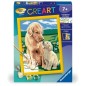 CreArt Kids 18x24cm Amour maternel, Kit de peinture par numéros Numéro d'Art, Des 7 ans, 25827, Ravensburger