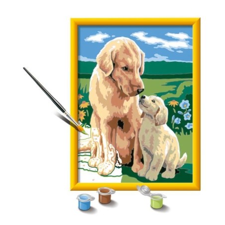 CreArt Kids 18x24cm Amour maternel, Kit de peinture par numéros Numéro d'Art, Des 7 ans, 25827, Ravensburger