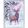 CreArt Kids 18x24cm Cerf romantique, Kit de peinture par numéros Num