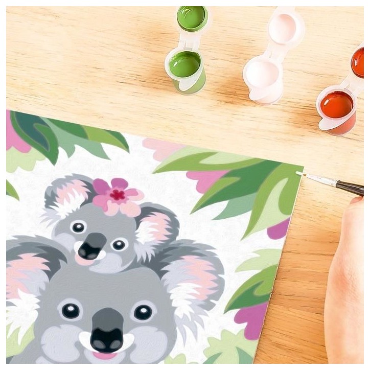 CreArt Kids 18x24cm Maman koala et son bébé, Kit de peinture par numéros Numéro d'Art, Des 9 ans, 25833, Ravensburger CreArt Kids 18x24cm Maman koala et son bébé, Kit de peinture par numéros Numéro d'Art, Des 9 ans, 25833, Ravensburger