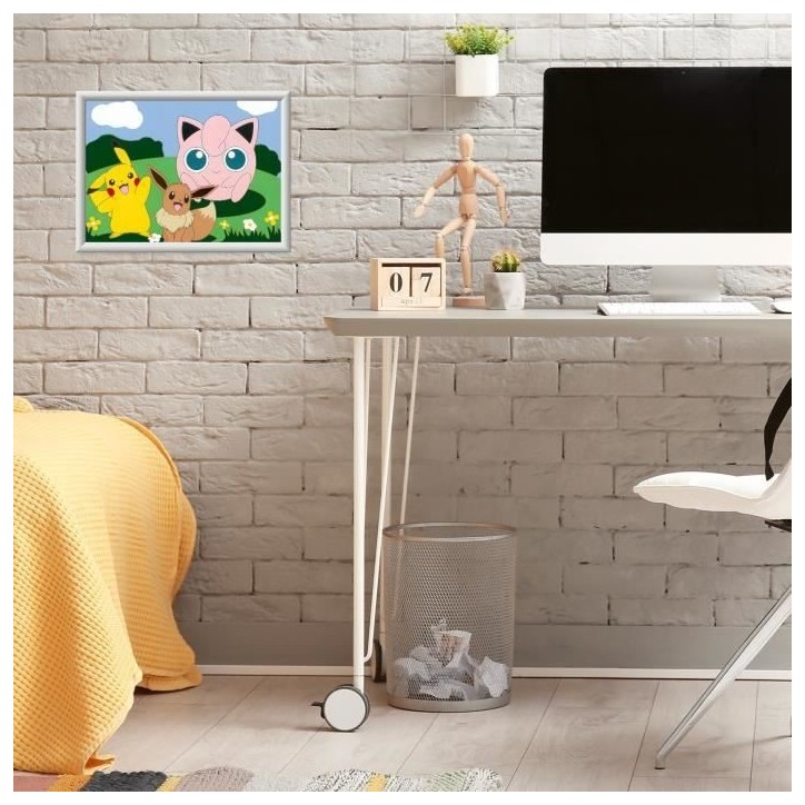 CreArt Kids 18x24cm Pokemon, Kit de peinture par numéros Numéro d'Art, Des 7 ans, 25839, Ravensburger CreArt Kids 18x24cm Pokemon, Kit de peinture par numéros Numéro d'Art, Des 7 ans, 25839, Ravensburger