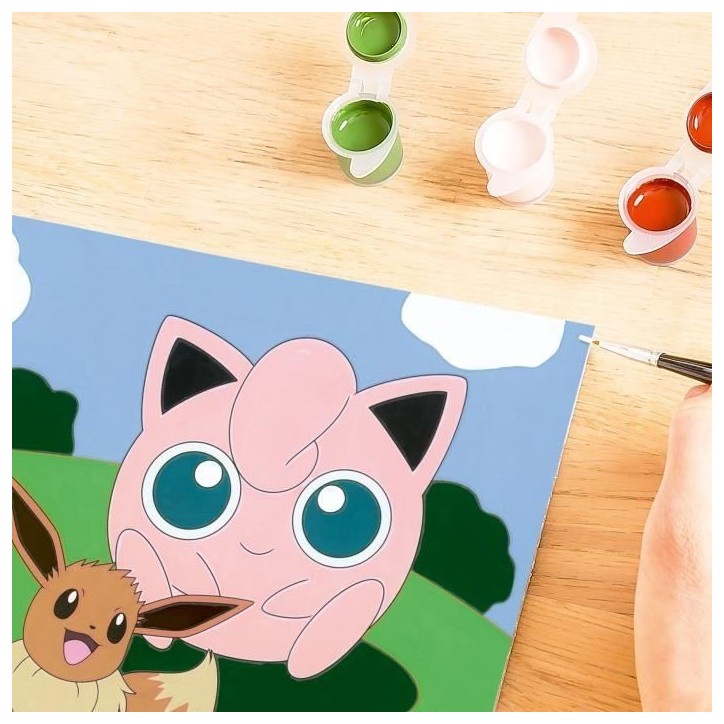 CreArt Kids 18x24cm Pokemon, Kit de peinture par numéros Numéro d'Art, Des 7 ans, 25839, Ravensburger CreArt Kids 18x24cm Pokemon, Kit de peinture par numéros Numéro d'Art, Des 7 ans, 25839, Ravensburger