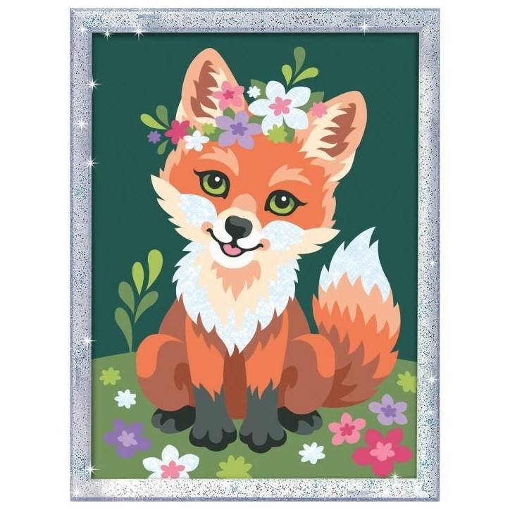 CreArt Kids 18x24cm Renard fleuri