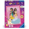 CreArt Kids 18x24cm Disney Princess, Kit de peinture par numéros Num