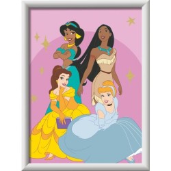 CreArt Kids 18x24cm Disney Princess, Kit de peinture par numéros Num