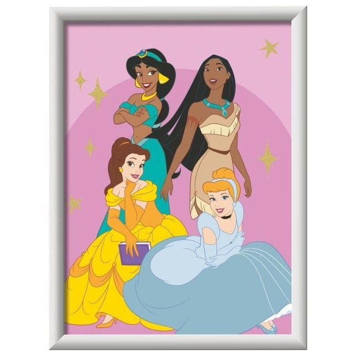 CreArt Kids 18x24cm Disney Princess, Kit de peinture par numéros Numéro d'Art, Des 7 ans, 25843, Ravensburger CreArt Kids 18x24cm Disney Princess, Kit de peinture par numéros Numéro d'Art, Des 7 ans, 25843, Ravensburger