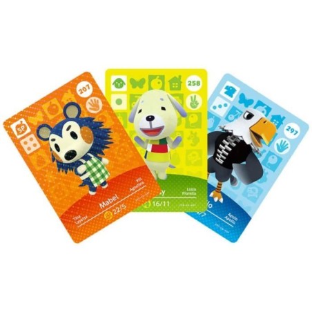 Cartes Amiibo - Animal Crossing Série 3 • Contient 3 cartes dont 1 spéciale