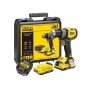 Perceuse visseuse sans fil + 2 batteries 2Ah + chargeur - 18V - Stanley Fatmax - Brushless - SFMCD725D2K-QW