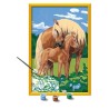 CreArt Kids 31x21cm Fiers chevaux, Kit de peinture par numéros Numér