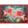 CreArt Kids 31x21cm Bisous de poissons, Kit de peinture par numéros N