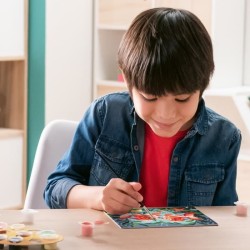 CreArt Kids 31x21cm Bisous de poissons, Kit de peinture par numéros N
