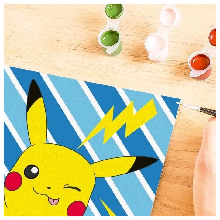 CreArt Kids 18x24cm Pikachu Éclair, Kit de peinture par numéros Numéro d'Art, Des 7 ans, 25905, Ravensburger CreArt Kids 18x24cm Pikachu Éclair, Kit de peinture par numéros Numéro d'Art, Des 7 ans, 25905, Ravensburger