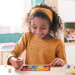 CreArt Kids 31x21cm Paon, Kit de peinture par numéros Numéro d'Art,