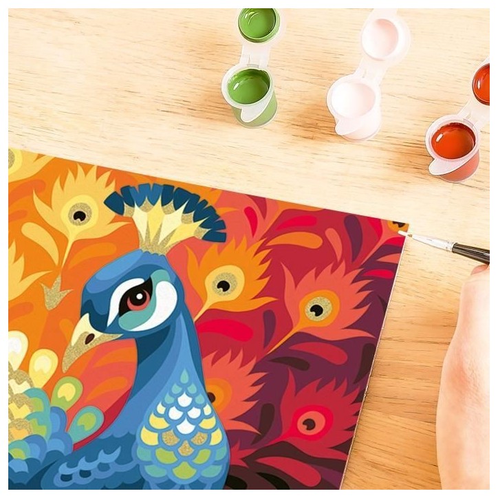 CreArt Kids 31x21cm Paon, Kit de peinture par numéros Numéro d'Art, Des 9 ans, 25907, Ravensburger CreArt Kids 31x21cm Paon, Kit de peinture par numéros Numéro d'Art, Des 9 ans, 25907, Ravensburger
