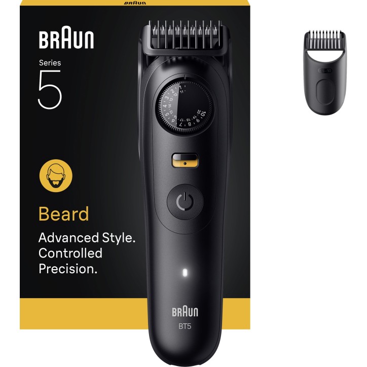 Rasoir électrique - BRAUN - Séries 5 BT5500 - 120 min autonomie - Étanche - Noir Rasoir électrique - BRAUN - Séries 5 BT5500 - 120 min autonomie - Étanche - Noir