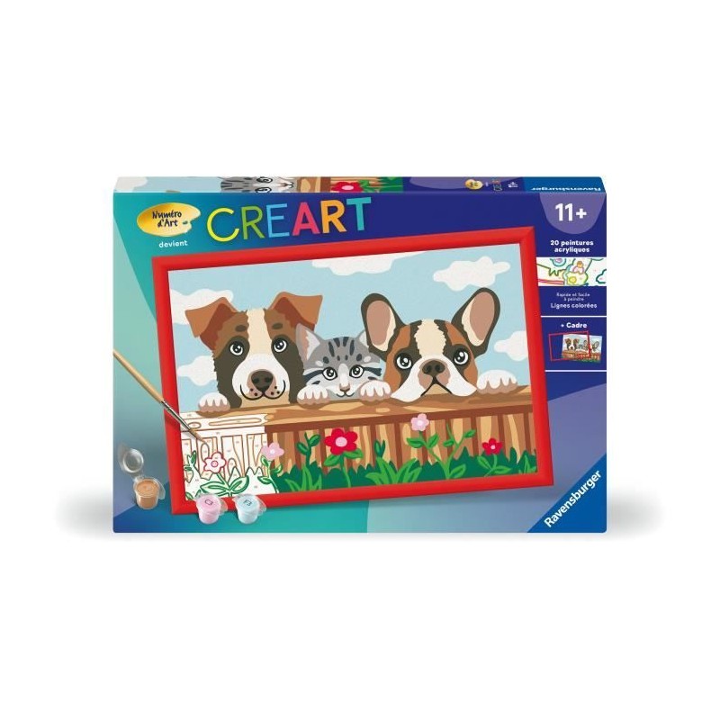 CreArt Kids 31x21cm Chiens et chat CreArt Kids 31x21cm Chiens et chat