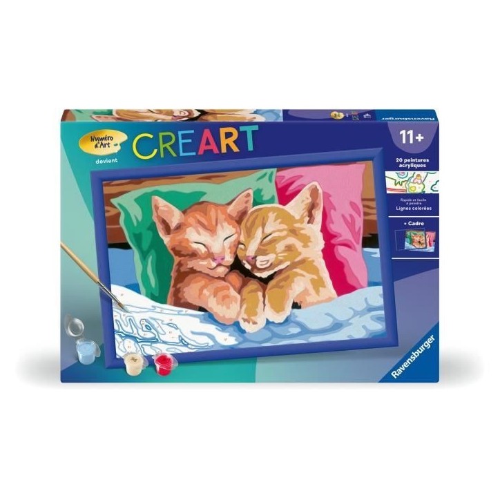 CreArt Kids 31x21cm Chatons endormis