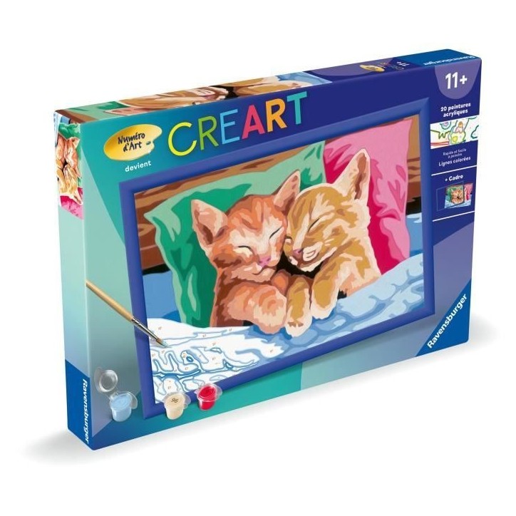 CreArt Kids 31x21cm Chatons endormis