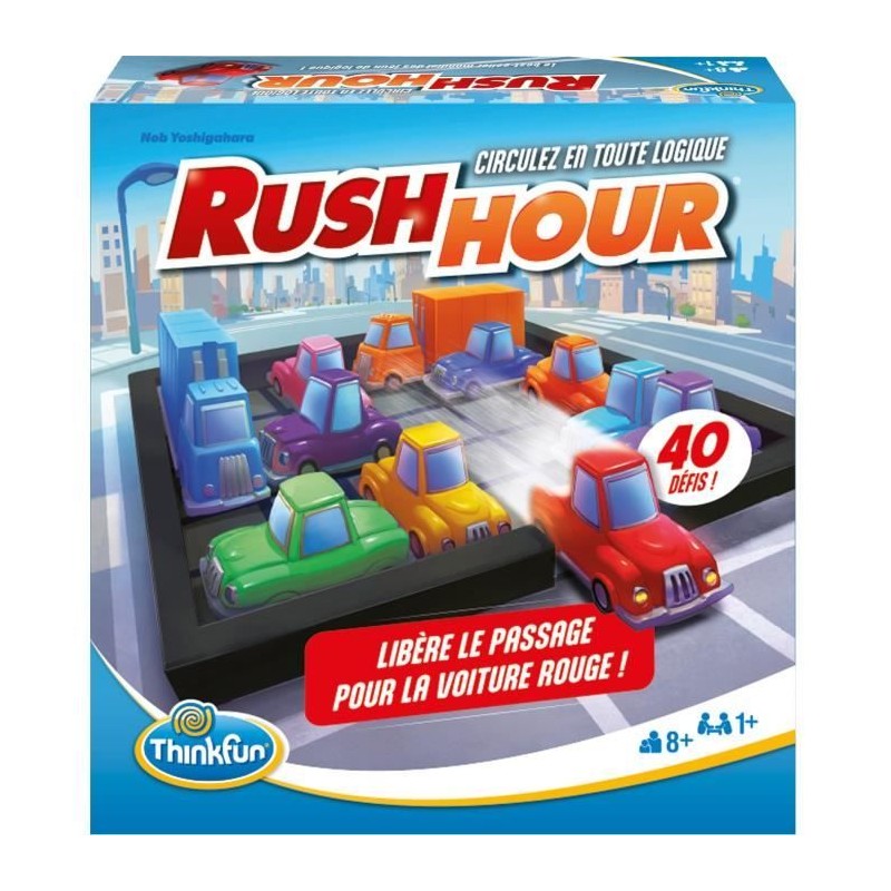 ThinkFun Rush Hou- Jeu de logiqu-Casse-tete-Embouteillage-40 défis 4 ThinkFun Rush Hou- Jeu de logiqu-Casse-tete-Embouteillage-40 défis 4