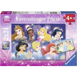 Puzzle Disney Princesses 2x24 pieces - Ravensburger - Pour enfants des