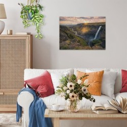 Ravensburger-Puzzle 1000p-La cascade Háifoss, Islande (Highlights)-Ad