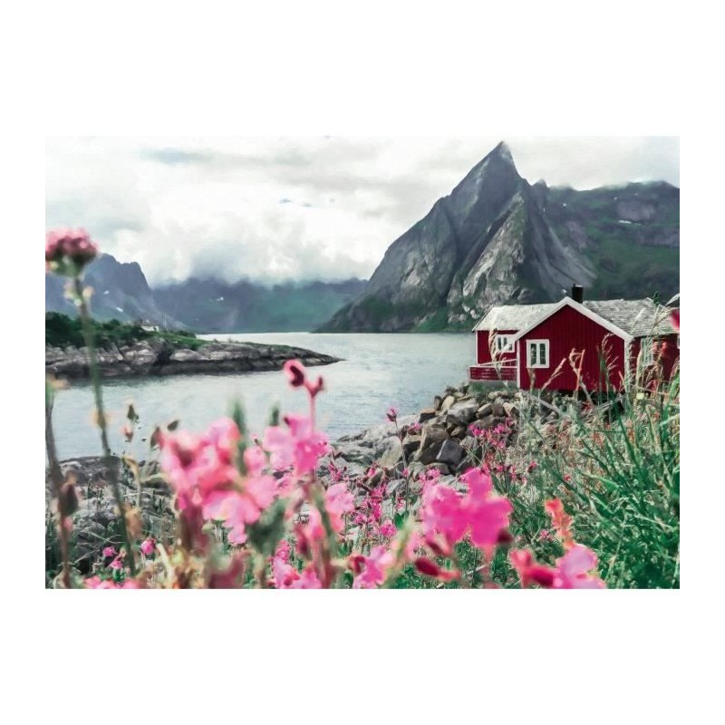 Puzzle 1000 pieces Reine, Lofoten, Norvege (Highlights), Adultes & enf Puzzle 1000 pieces Reine, Lofoten, Norvege (Highlights), Adultes & enf