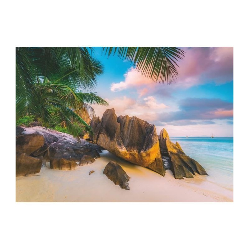 Puzzle 1000 pieces Les Seychelles (Highlights), Adultes et enfants, De Puzzle 1000 pieces Les Seychelles (Highlights), Adultes et enfants, De