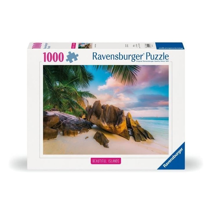 Puzzle 1000 pieces Les Seychelles (Highlights), Adultes et enfants, Des 14 ans, Puzzle de qualité supérieure, 12000154, Ravens Puzzle 1000 pieces Les Seychelles (Highlights), Adultes et enfants, Des 14 ans, Puzzle de qualité supérieure, 12000154, Ravens