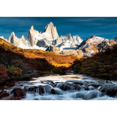 Puzzle 1000p Le Fitz Roy Patagonie (Highlights), Adultes & enfants, De