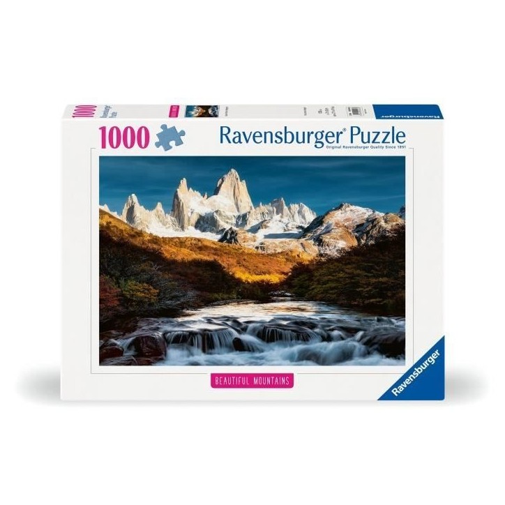 Puzzle 1000p Le Fitz Roy Patagonie (Highlights), Adultes & enfants, Des 14 ans, Puzzle de qualité supérieure, 12000253, Ravens