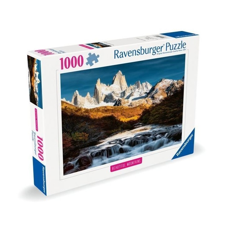Puzzle 1000p Le Fitz Roy Patagonie (Highlights), Adultes & enfants, Des 14 ans, Puzzle de qualité supérieure, 12000253, Ravens
