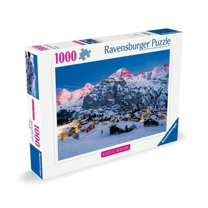 Puzzle 1000 pieces L‘Oberland bernois, Mürren (Highlights), Adultes & enfants, Des 14 ans, Puzzle de qualité supérieure, 12 Puzzle 1000 pieces L‘Oberland bernois, Mürren (Highlights), Adultes & enfants, Des 14 ans, Puzzle de qualité supérieure, 12