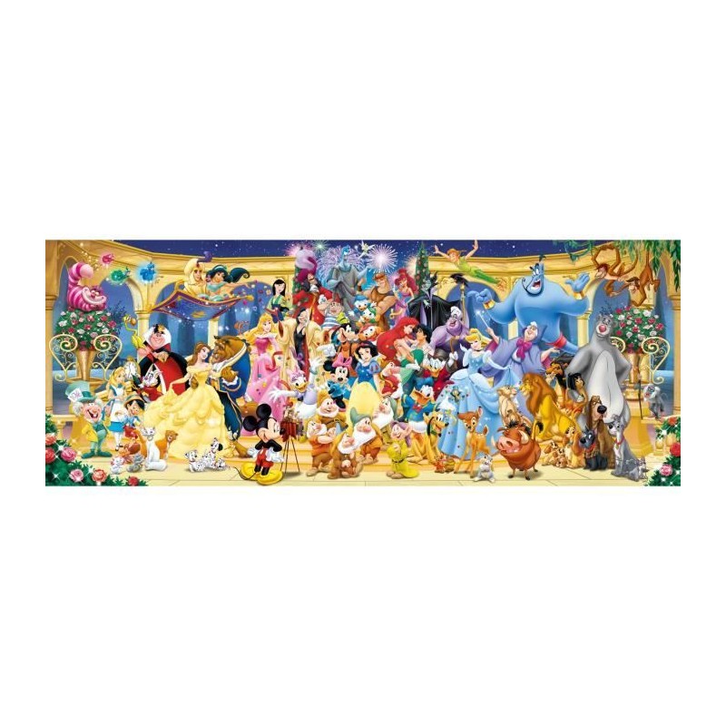 Puzzle 1000 pieces photo de groupe Disney, Panorama, Adultes et enfant Puzzle 1000 pieces photo de groupe Disney, Panorama, Adultes et enfant