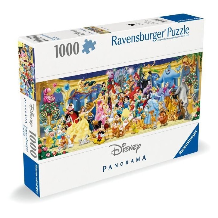 Puzzle 1000 pieces photo de groupe Disney, Panorama, Adultes et enfants des 14 ans, 12000444, Ravensburger Puzzle 1000 pieces photo de groupe Disney, Panorama, Adultes et enfants des 14 ans, 12000444, Ravensburger