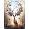 Puzzle 1000 pieces Cerf Fantaisie, Adultes et enfants dés 14 ans, Puz