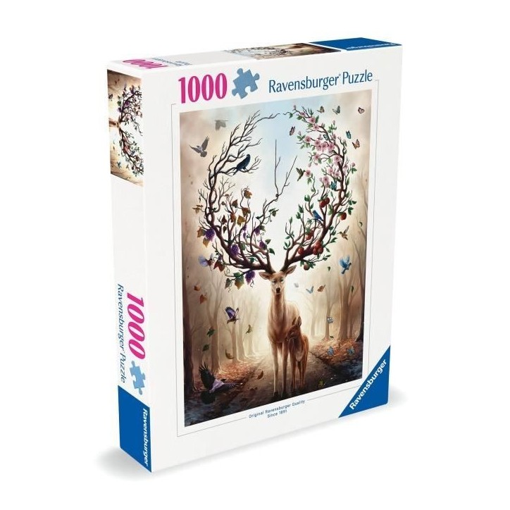 Puzzle 1000 pieces Cerf Fantaisie, Adultes et enfants dés 14 ans, Puzzle de qualité supérieure, 12000459, Ravensburger